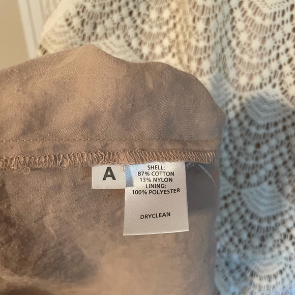 LOFT Cream Laced Sleeved Mini Dress - Picture 4 of 4